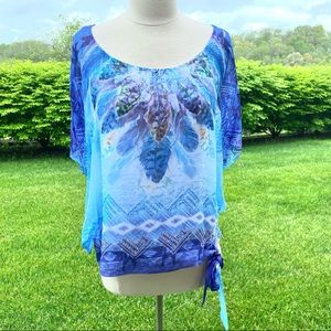 HeartSoul Sheer Feather Top